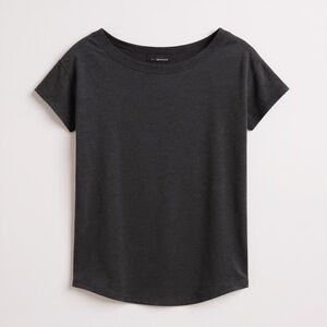 ✨ Boden Super Soft Boat Neck T-Shirt – Black | Size 6 ✨